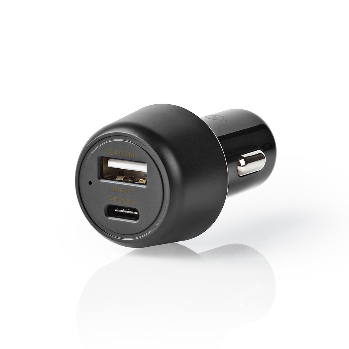 CAR CHARGER W/TYPE C /USB OLESIT